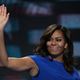 First lady Michelle Obama waves after speaking during the Democratic National Convention in Philadelphia on July 25, 2016.
Daniel Acker/Bloomberg via Getty Images